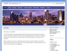 Tablet Screenshot of casmtax.com